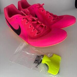 New Nike Zoom Rival 'Hyper Pink Orange' DC8749-600 Men's Track Spike Shoes Sz 11